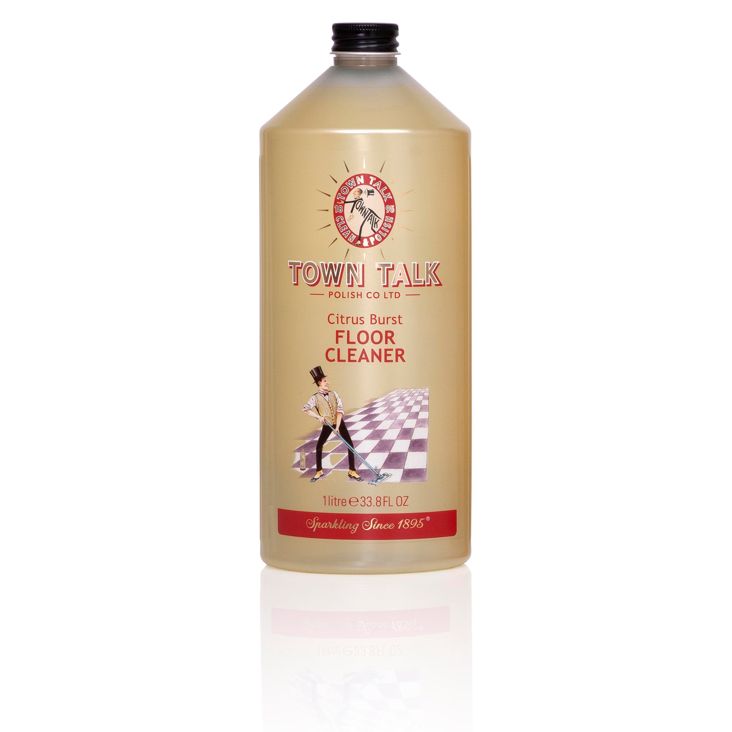 Town Talk Polish Citrus Burst Floor Cleaner 1 Litre Bottle