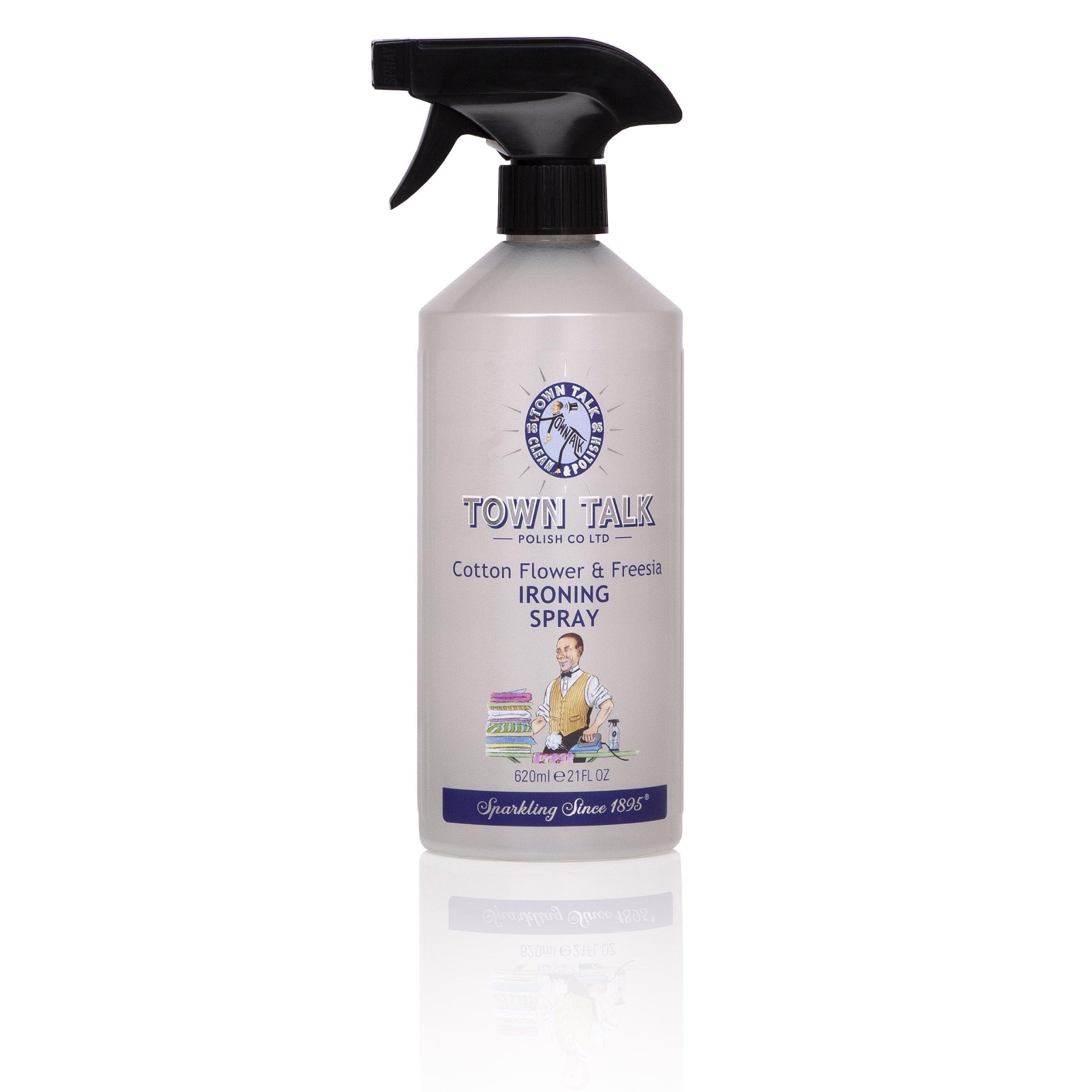Town Talk Polish Cotton Flower and Freesia Ironing Spray 620ml Trigger Bottle
