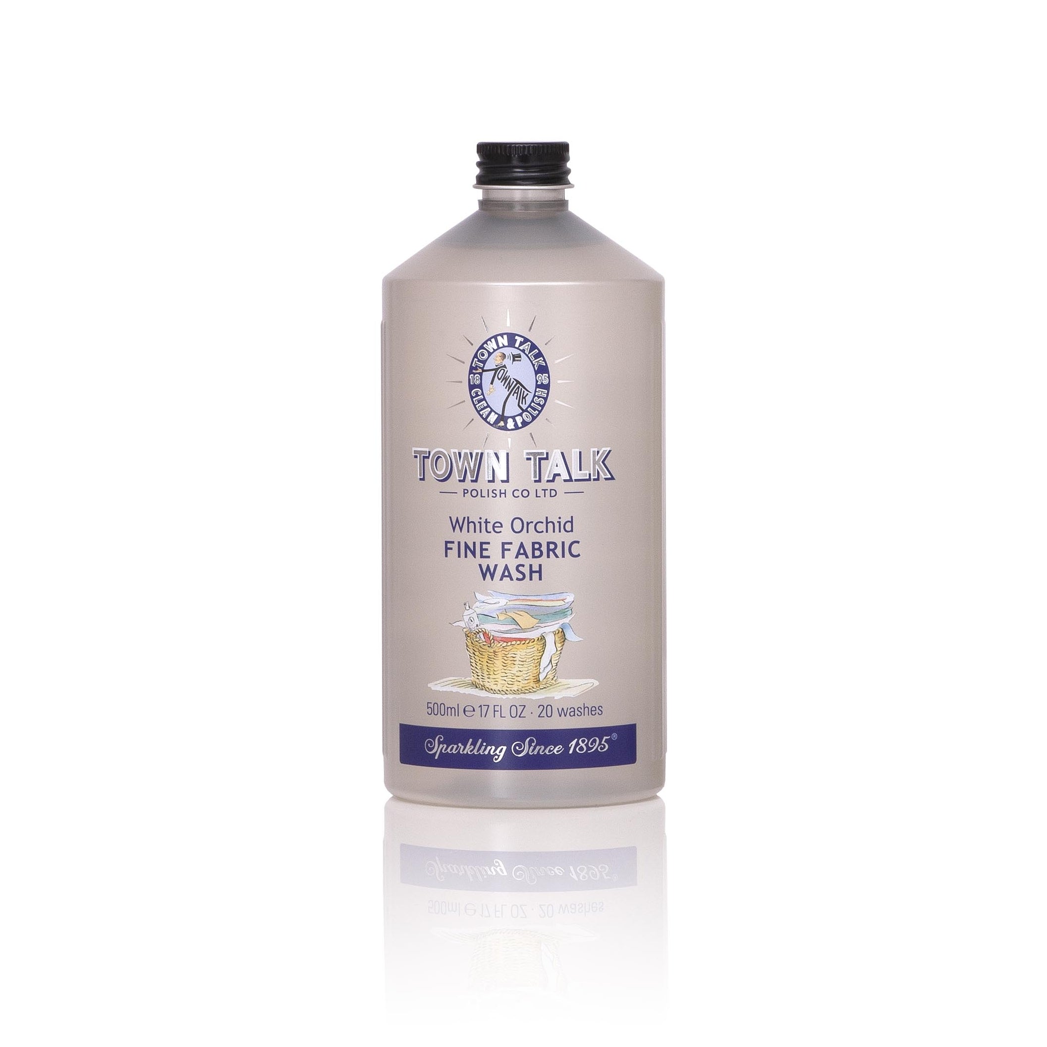Town Talk Polish White Orchid Fine Fabric Wash 500ml 20 Washes Bottle