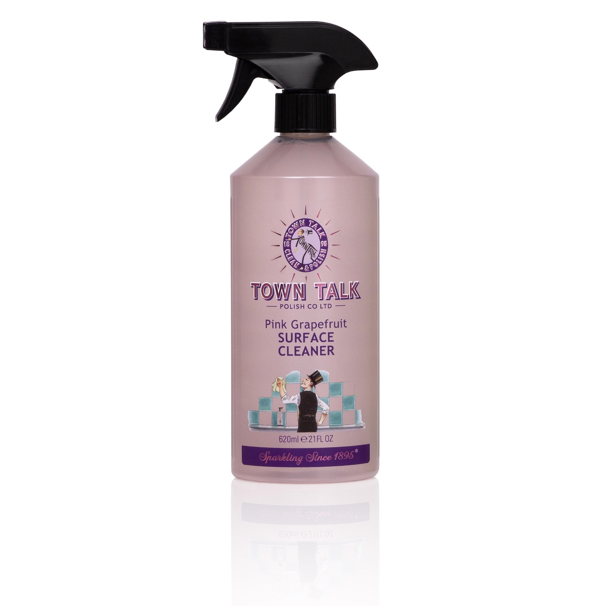 Town Talk Polish Pink Grapefruit Surface Cleaner 620ml Trigger Bottle